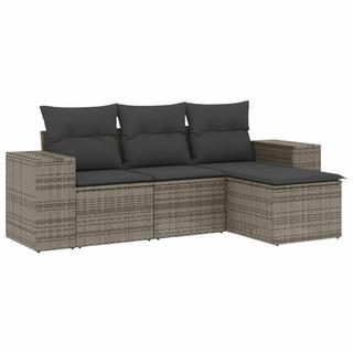 VidaXL set divano da giardino Polirattan  