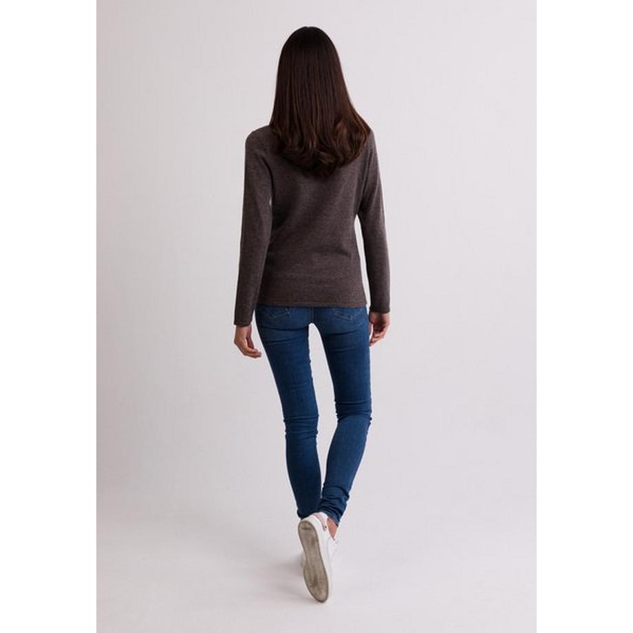 CASH-MERE.CH Pull Col Rond Cachemire  