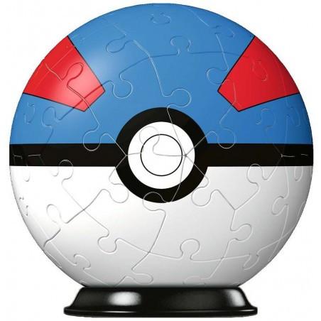 Ravensburger  Puzzleball Pokeball Superball 3D-Puzzle Great Ball 