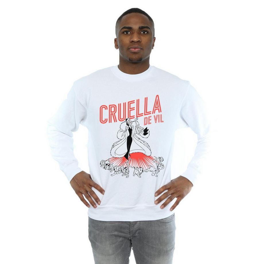 Disney Cruella De Vil Sweatshirt Imprimé Graphique  