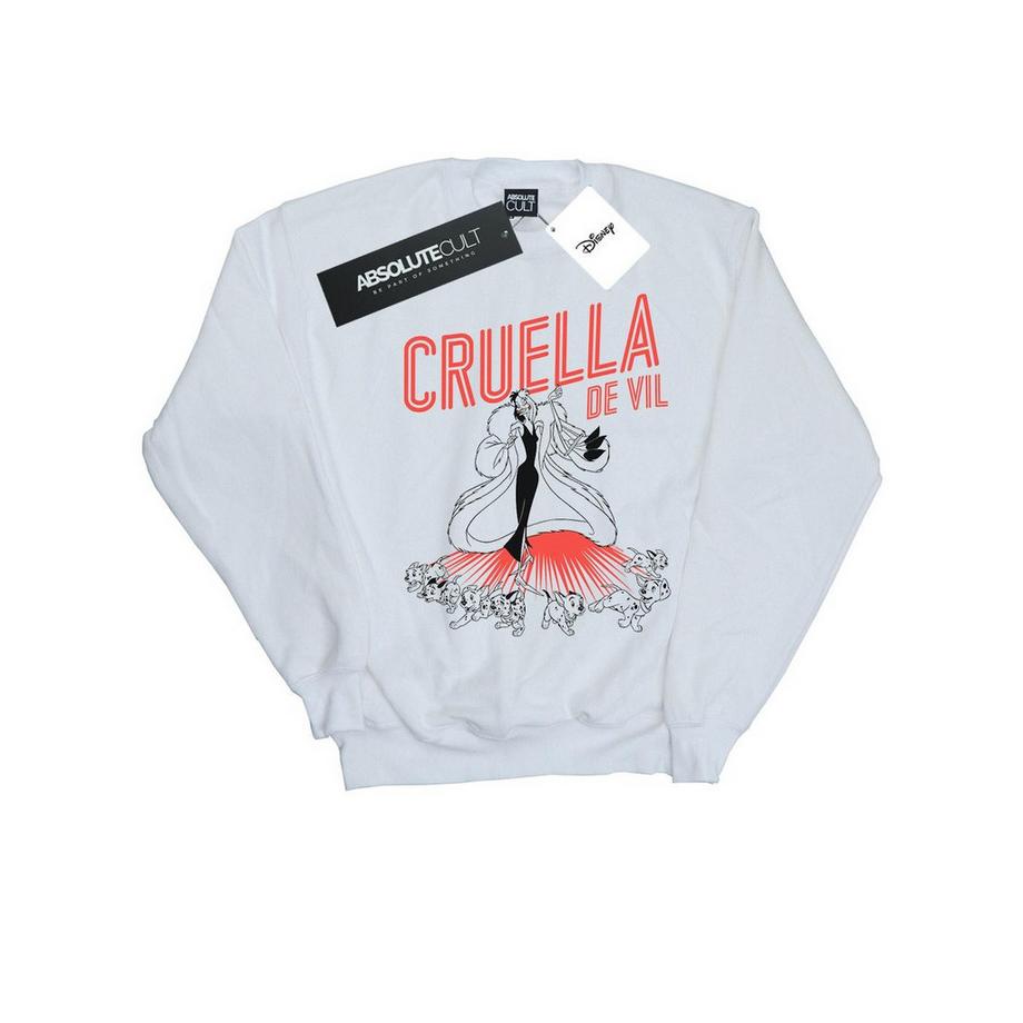 Disney Cruella De Vil Sweatshirt Imprimé Graphique  