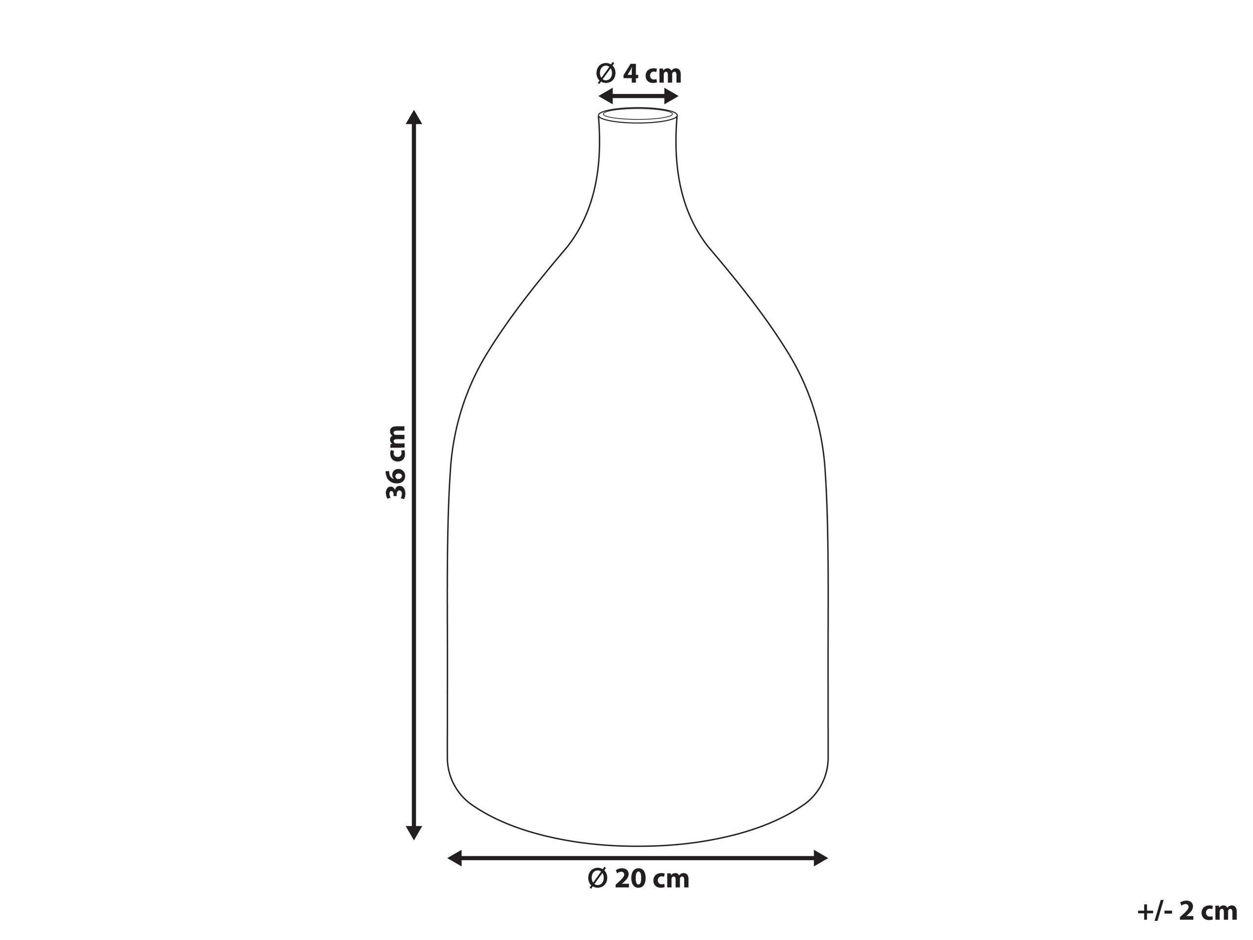 Beliani Dekoration aus Glas Modern KULCHA  