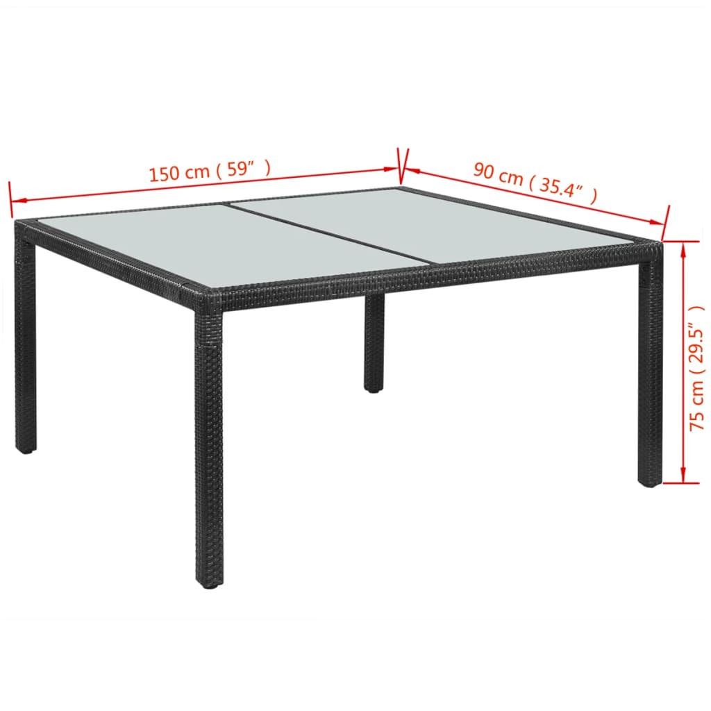 VidaXL Gartenmöbel-set poly-rattan  