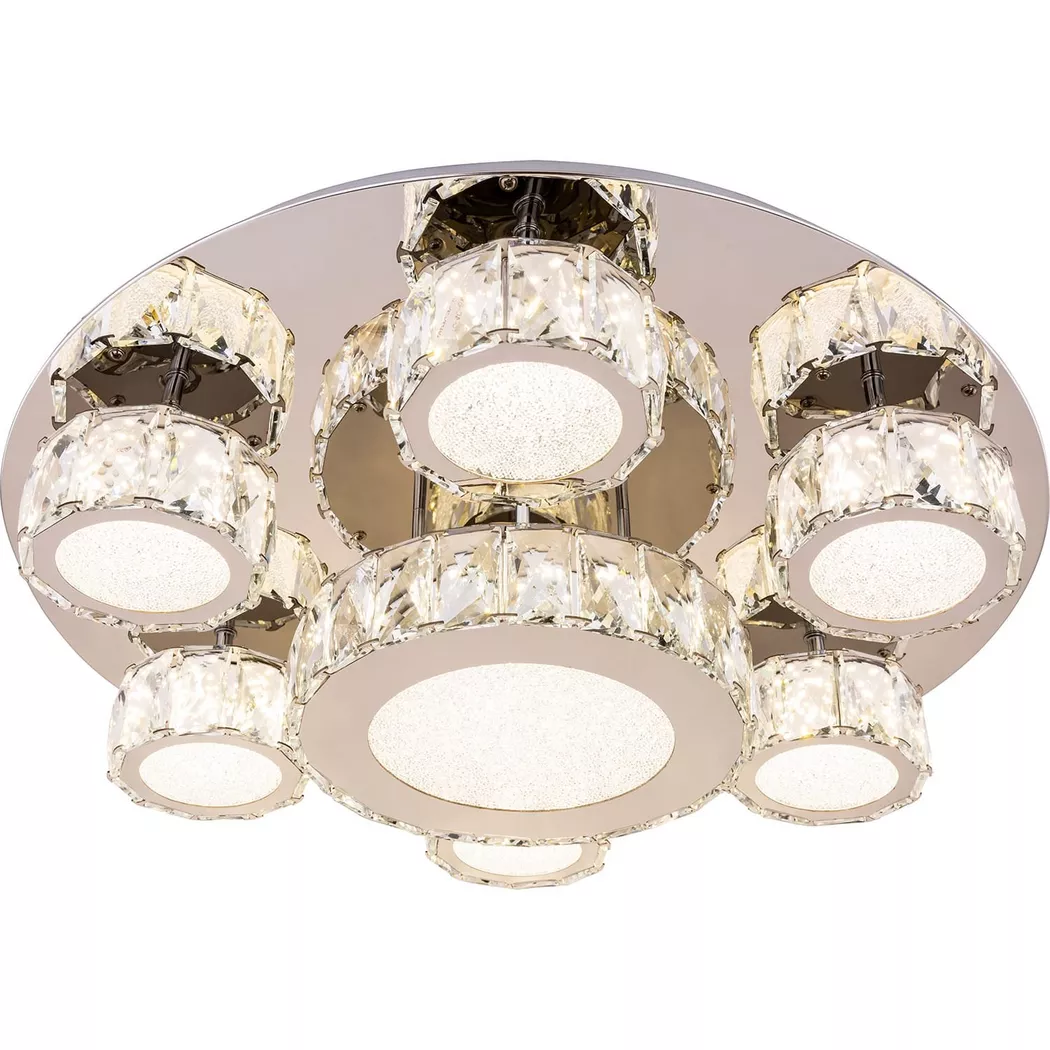 mutoni – Deckenleuchte Amur Chrom 1xLED, One Size, Transparent