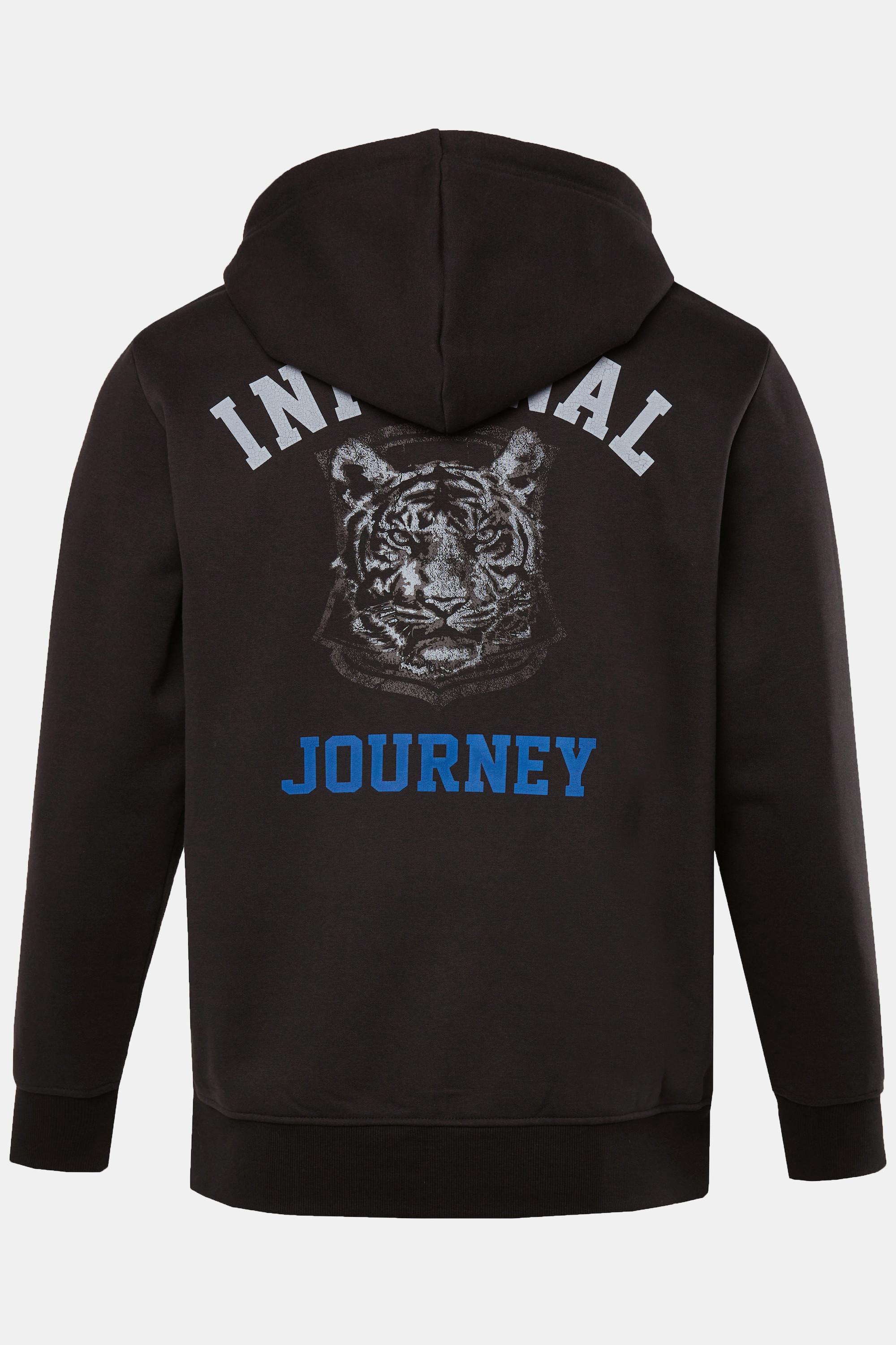 JP1880  Hoodie-Jacke, Sweat, Prints, Kapuze 