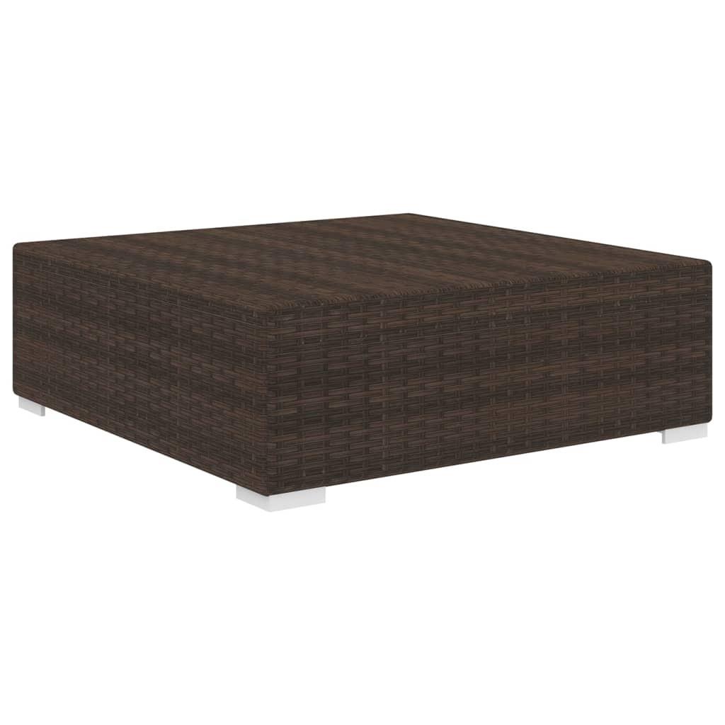 VidaXL Fußhocker poly-rattan  