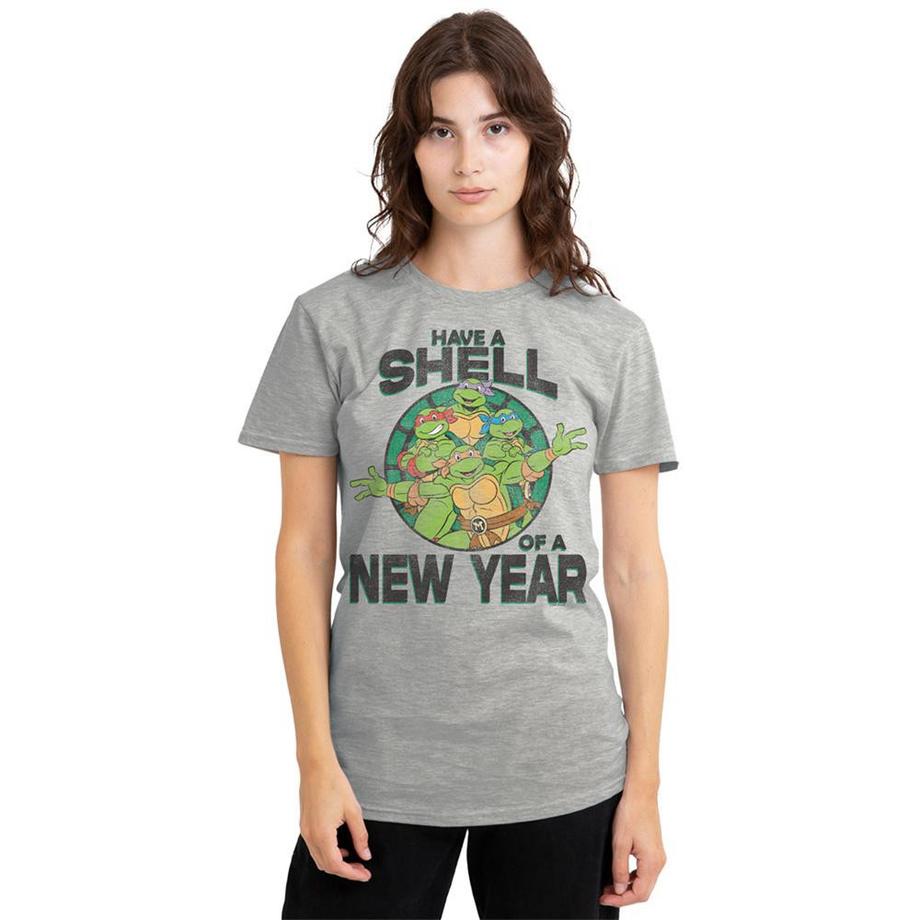 TEENAGE MUTANT NINJA TURTLE  T-ShirtHave A Shell Of A New Year 
