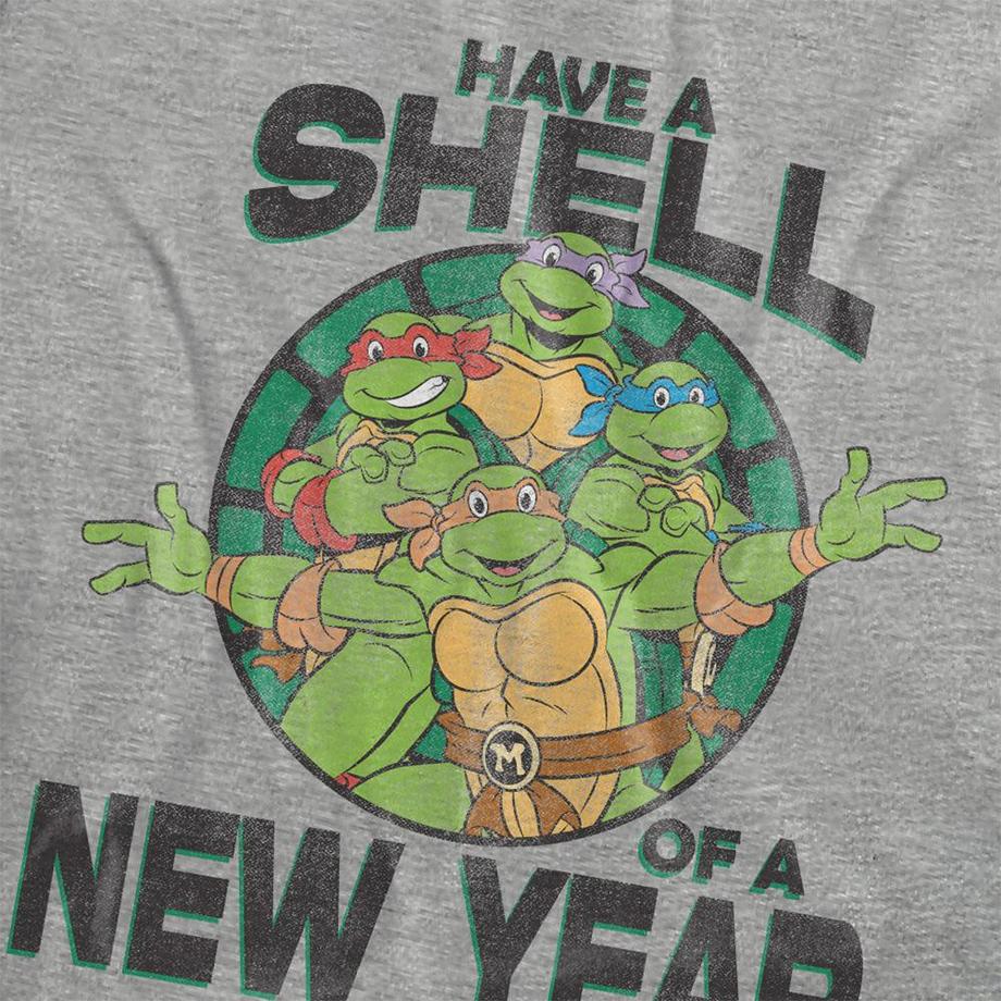 TEENAGE MUTANT NINJA TURTLE  T-ShirtHave A Shell Of A New Year 