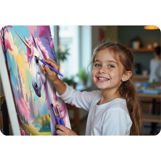 B2X Malen nach Zahlen 40x50 cm Massido Einhorn  