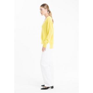 Studio Cashmere8 RIA 3 Oversize Pullover tiefer V-Ausschnitt  