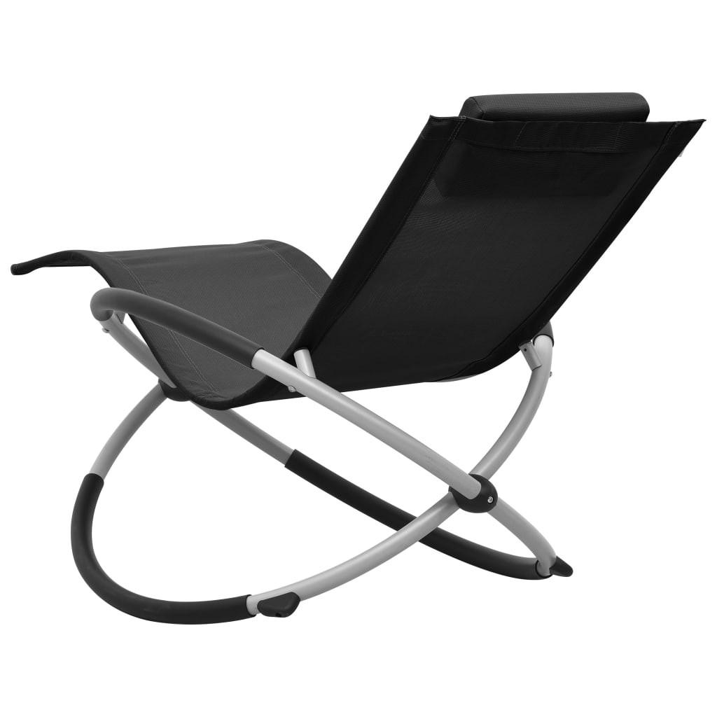 VidaXL Chaise longue enfant métal  