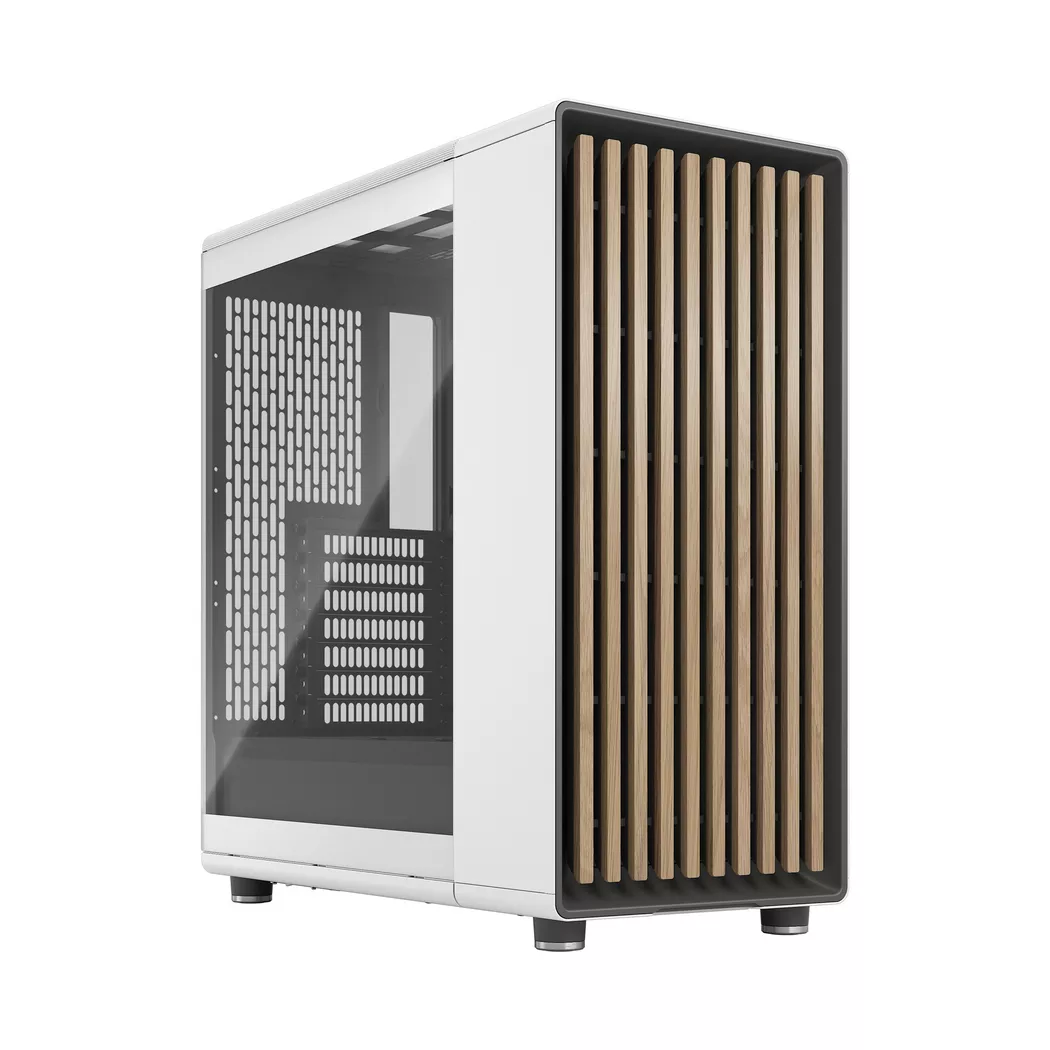 Fractal Design – PC-Gehäuse North TG Clear, Weiss