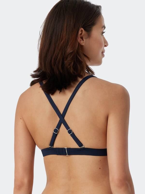 Schiesser Triangle Bikini Top Gestreift  