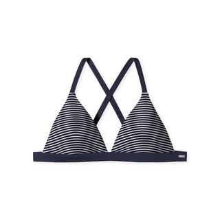 Schiesser Triangle Bikini Top Gestreift  