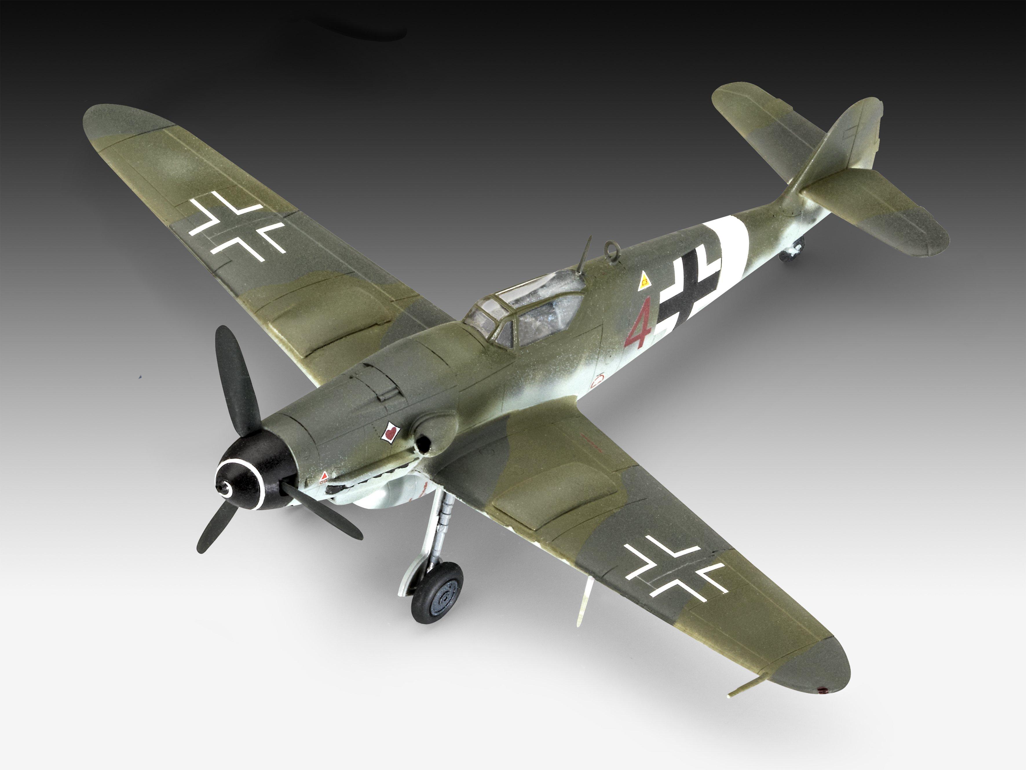 Revell  Revell Messerschmitt Bf109G-10 & Spitfire Mk.V Modello di aereo ad ala fissa Kit di montaggio 1:72 