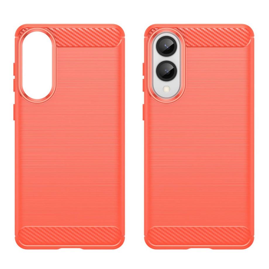 Cover-Discount  Galaxy S25 Edge - Metall Carbon Look Hülle 