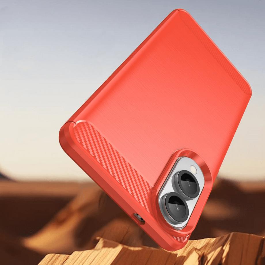 Cover-Discount  Galaxy S25 Edge - Metall Carbon Look Hülle 