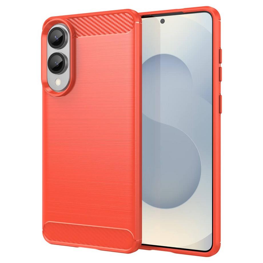 Galaxy S25 Edge - Metall Carbon Look Hülle