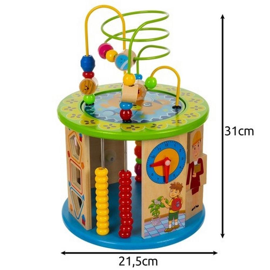 Kruzzel  Cube éducatif en bois Kruzzel 24670 