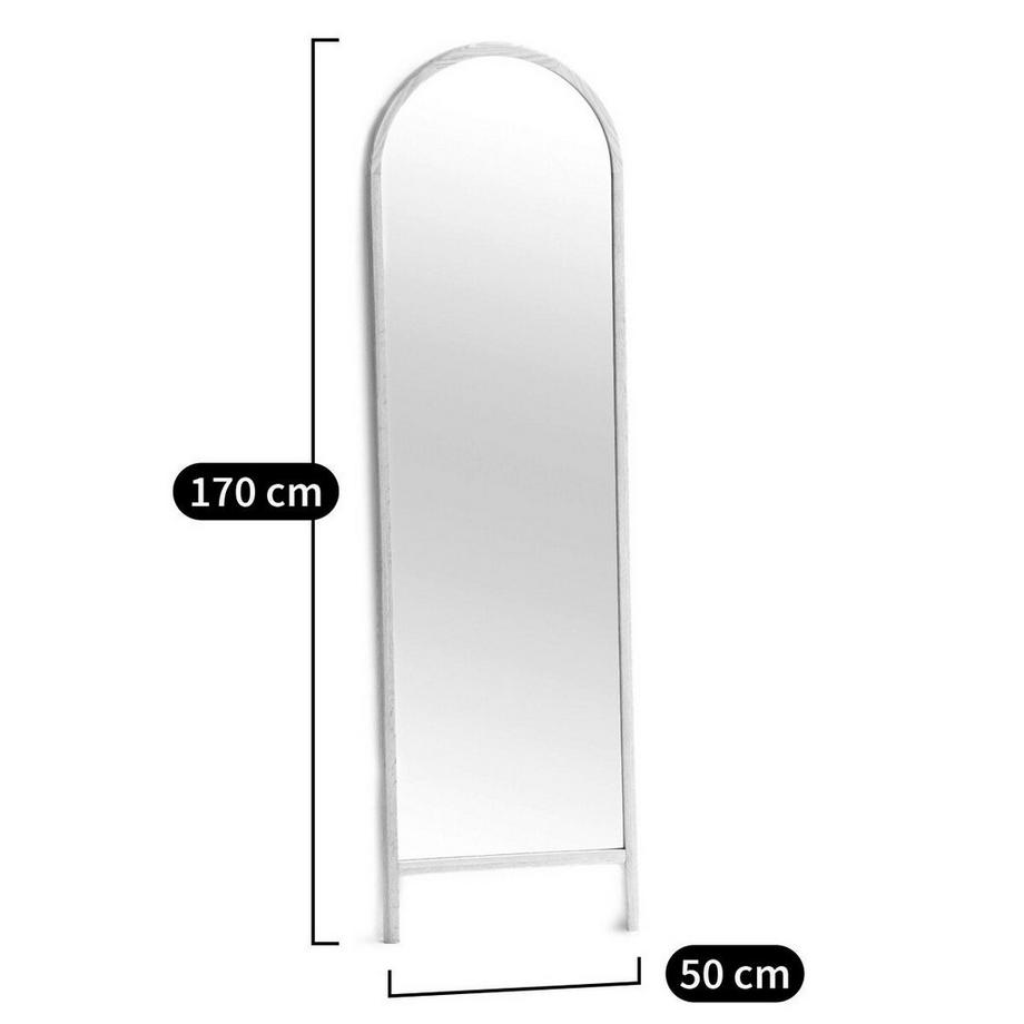La Redoute Intérieurs Miroir sur pied / psyché en chêne 50x170 cm  