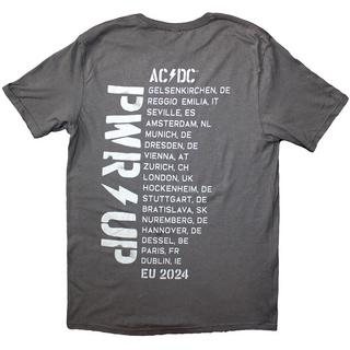 AC/DC  ACDC PWRUP EU Tour '24 TShirt Rückseitiger Aufdruck 