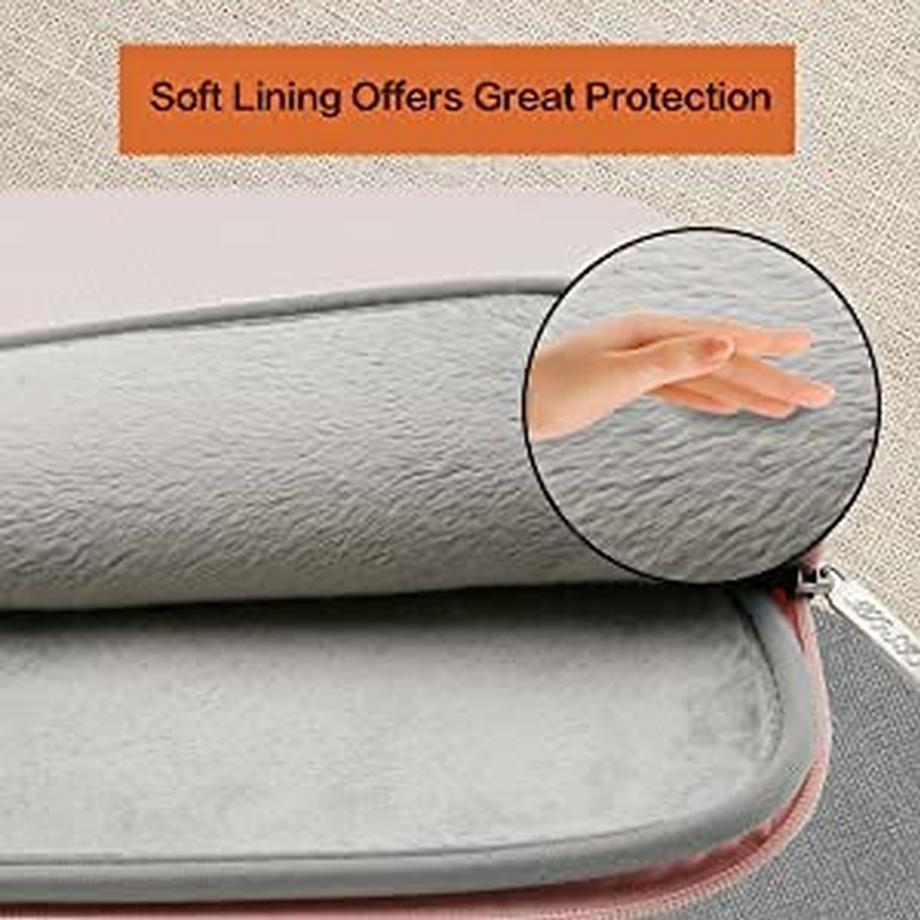 Only-bags.store Neopren-Laptophülle mit kleiner Tasche  