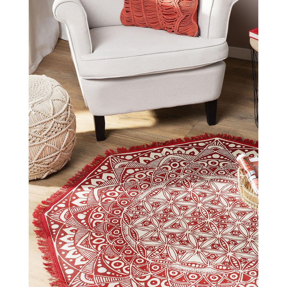 Beliani Tapis en Coton Boho MEZITILI  