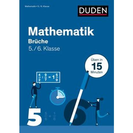 Mathe in 15 Min - Brüche 5./6. Klasse Salzmann, Wiebke; Ablang, Friederike (Illustrationen) Gebundene Ausgabe 