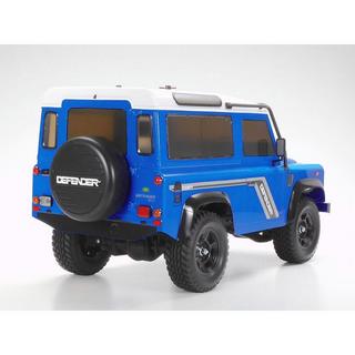 Tamiya  Scale Crawler Land Rover Defender D90 Blau, CC-02 1:10, Kit 