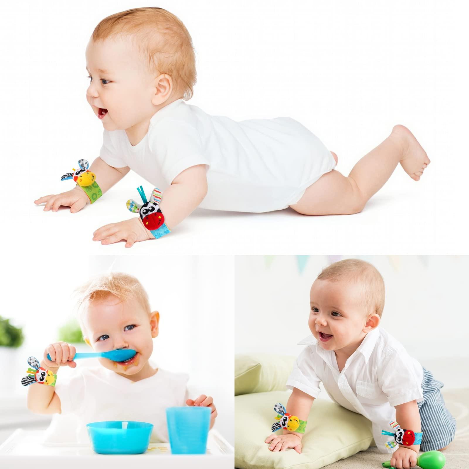 Activity-board  Baby Rassel Spielzeug Tier Handgelenk Rassel 