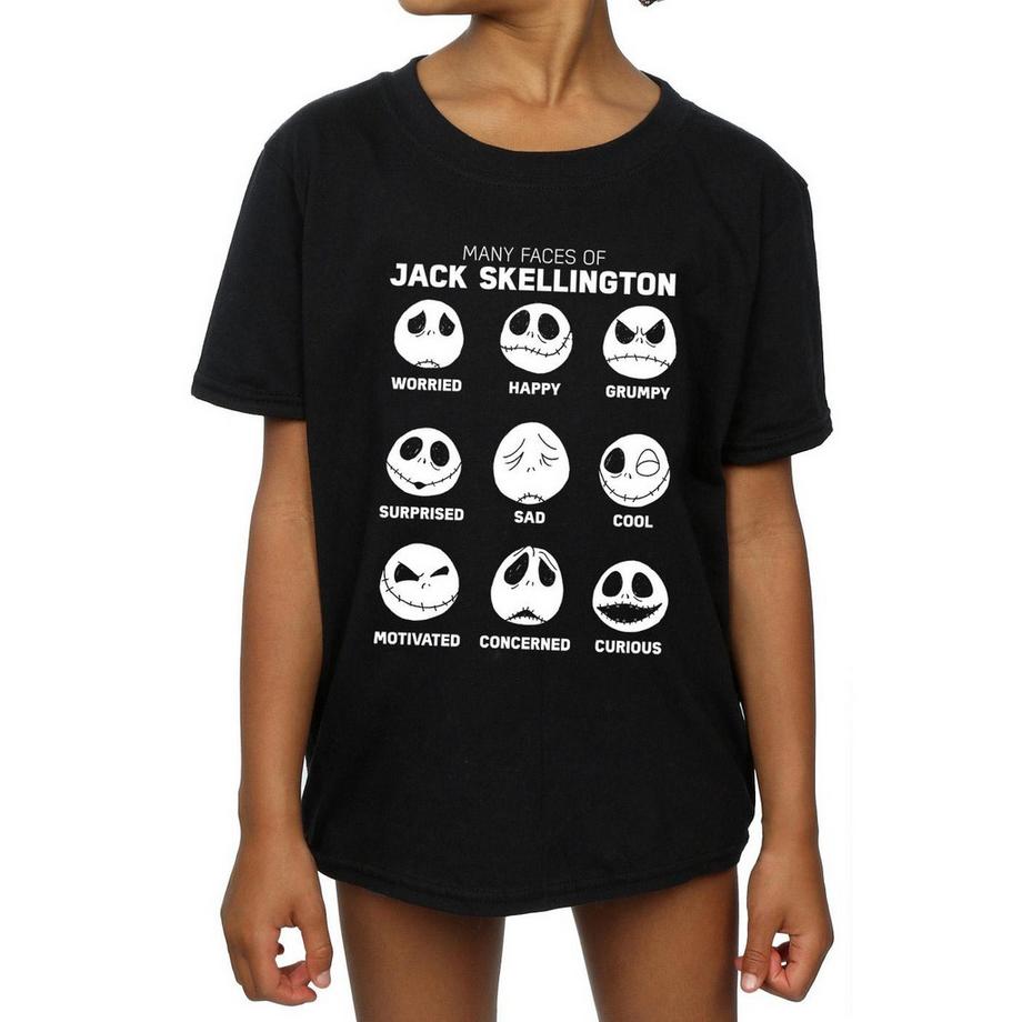 Disney  Tshirt NIGHTMARE BEFORE CHRISTMAS THE MANY FACES OF JACK 