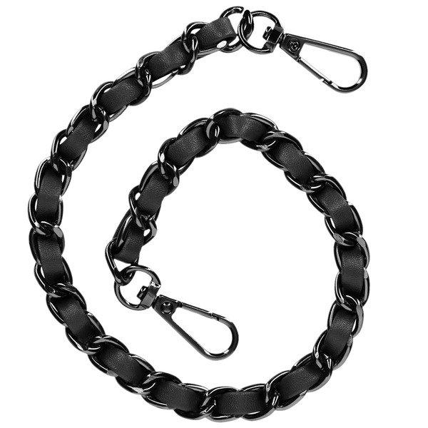 Avizar  Handyschmuck, geflochtene Kette Schwarz 