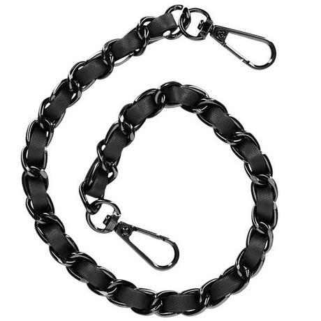 Avizar  Handyschmuck, geflochtene Kette Schwarz 