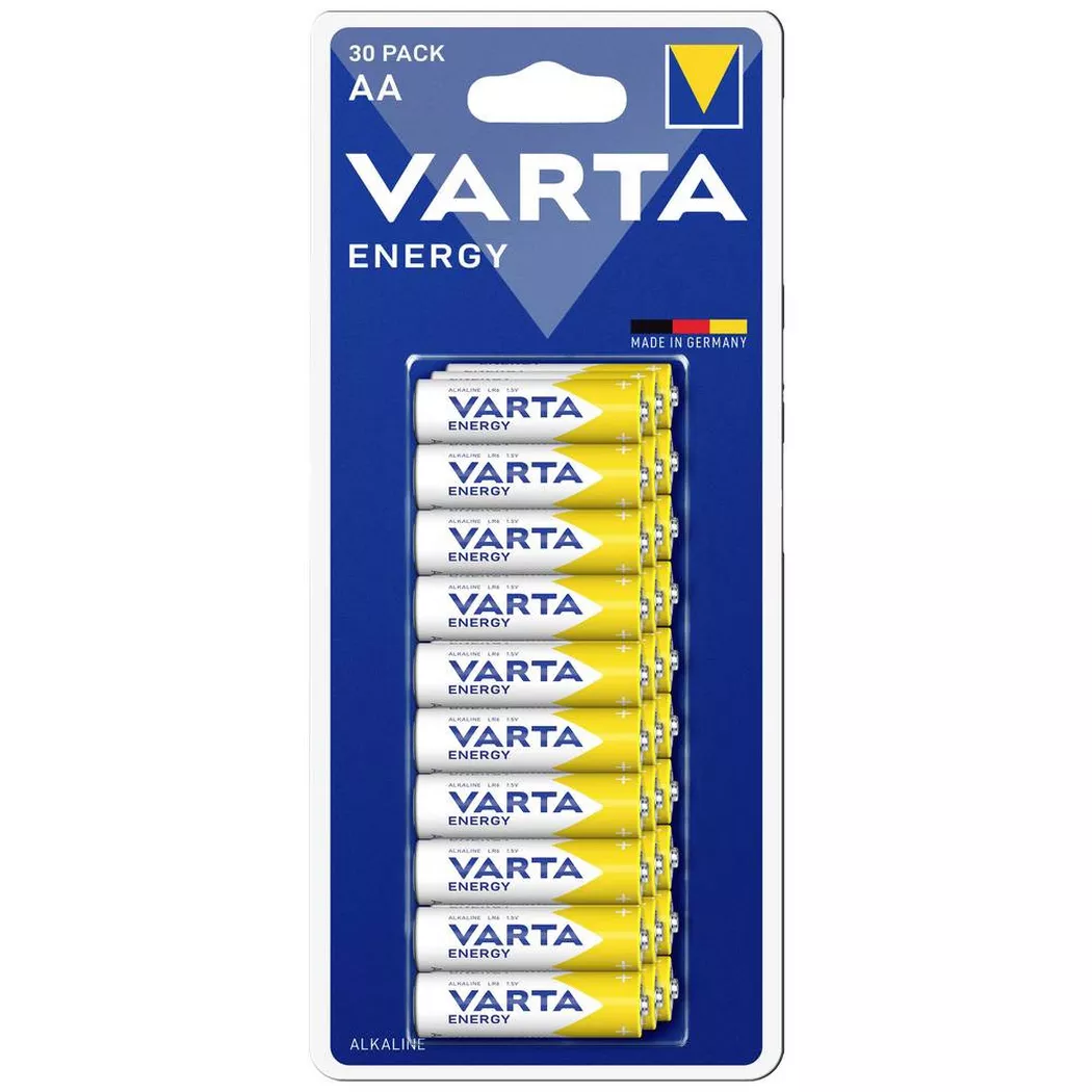 Varta Energy AA Blister 30 Pile – Piles alcalines