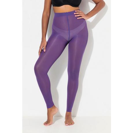 Ulla Popken  Leggings di calza da 60 den con cuciture piatte 