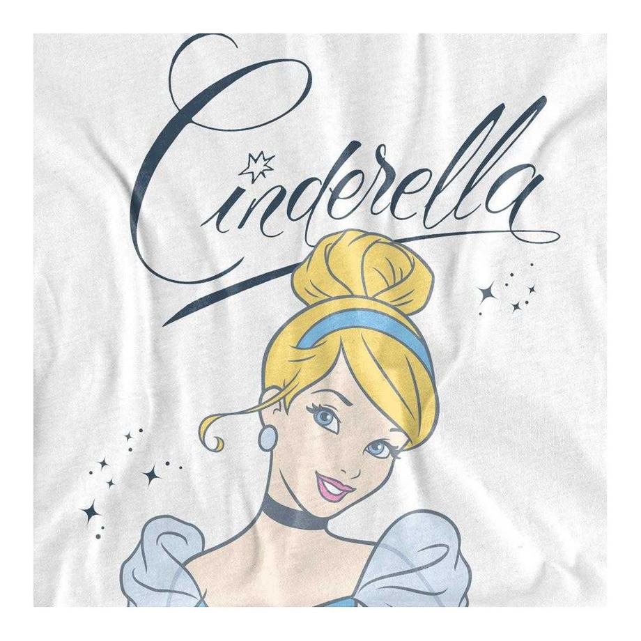 Cinderella Headshot With Fancy Script T-Shirt  