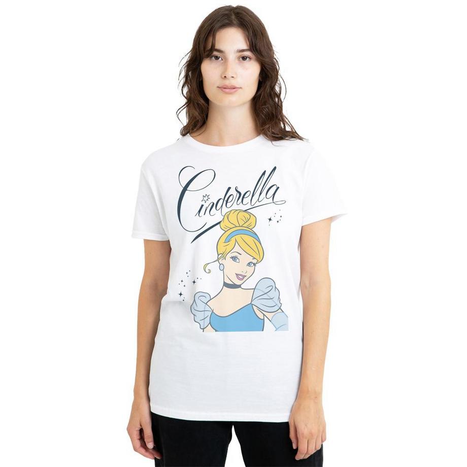 Cinderella Headshot With Fancy Script T-Shirt  