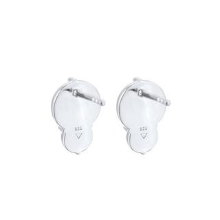 Elli  Boucles d'Oreilles Femmes Clous D'oreilles Ronds Élégants Avec Cristal 