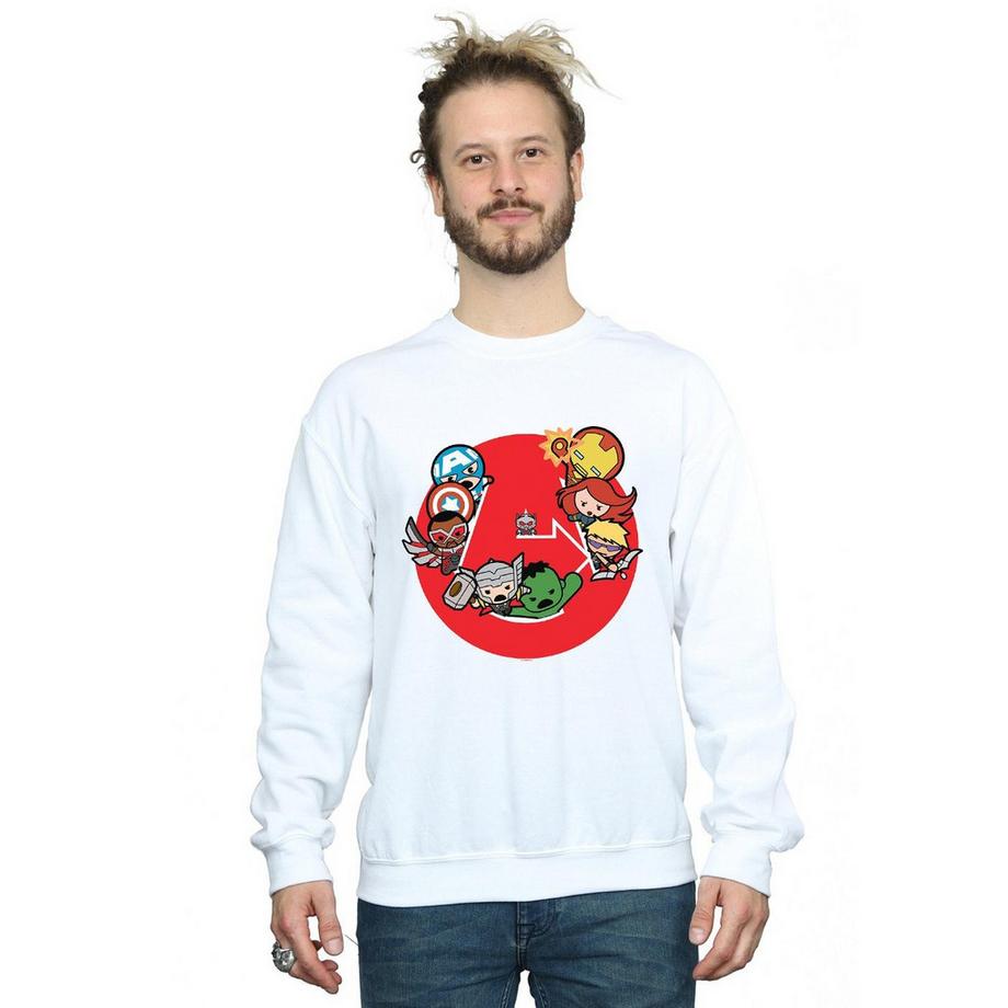 MARVEL Avengers Ready Steady War Felpa  