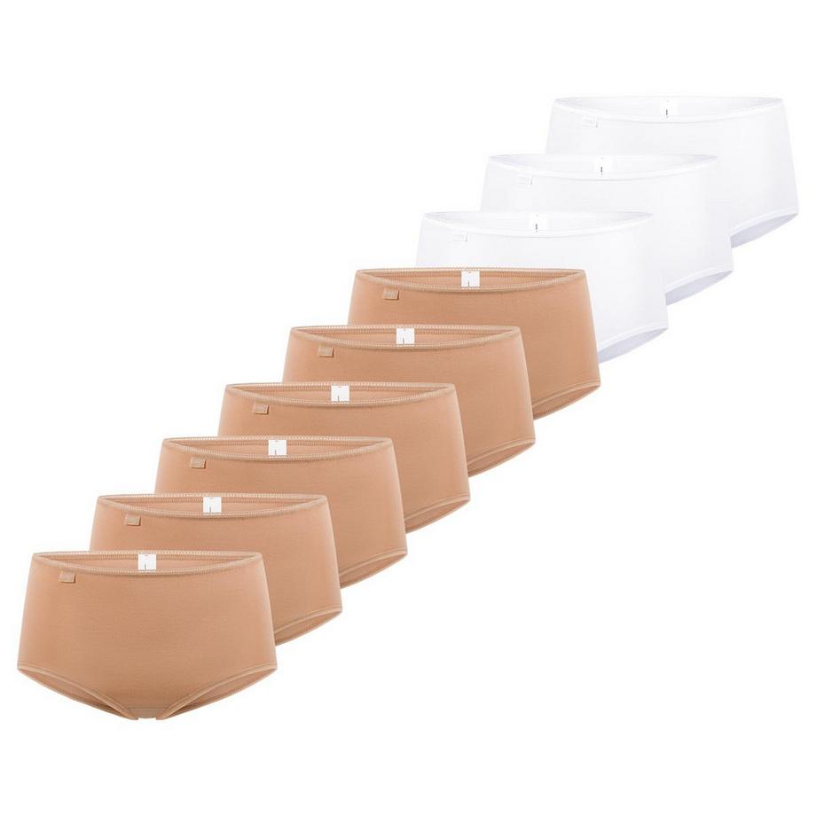 9er Pack 24/7 Cotton - Midi Slip