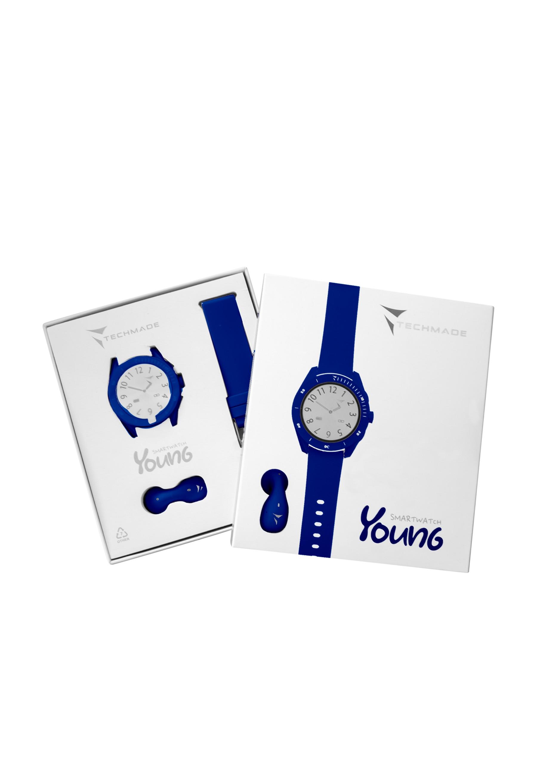 Techmade  Smart Watch Young Blue Bundle 