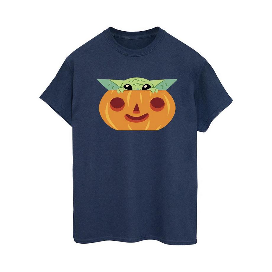STAR WARS Star Wars Grogu Citrouille Imprimé T-Shirt  