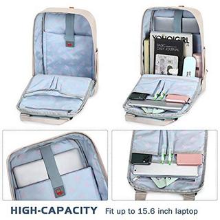 Only-bags.store Zaino Daypack Scomparto Laptop Tasca Antifurto Borsa Impermeabile  