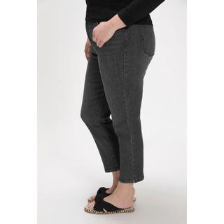 Ulla Popken  Mom jeans con taglio a cinque tasche e cintura comfort 