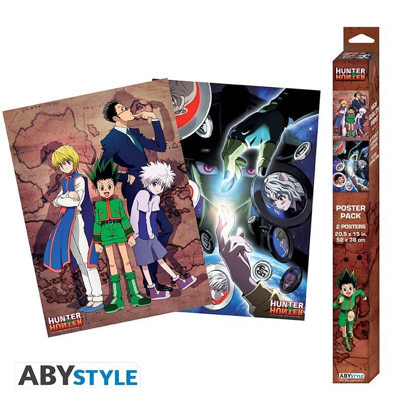 Abystyle  Poster - Pack de 2 - Hunter X Hunter - Groupe 