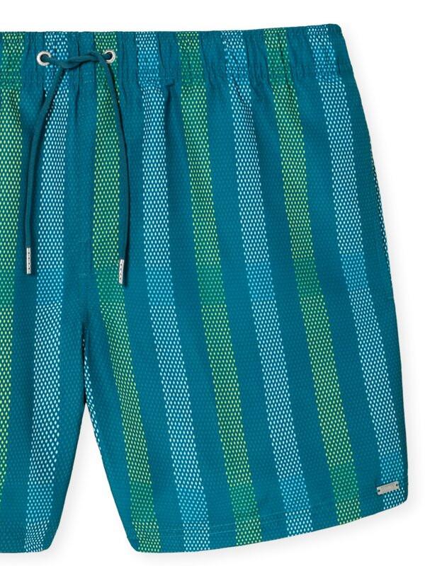 Schiesser Badeshort mit Blättermuster  