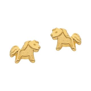 MUAU Schmuck  Ohrstecker Gelbgold 750, 7x8mm 
