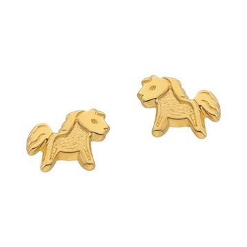 Ohrstecker Gelbgold 750, 7x8mm