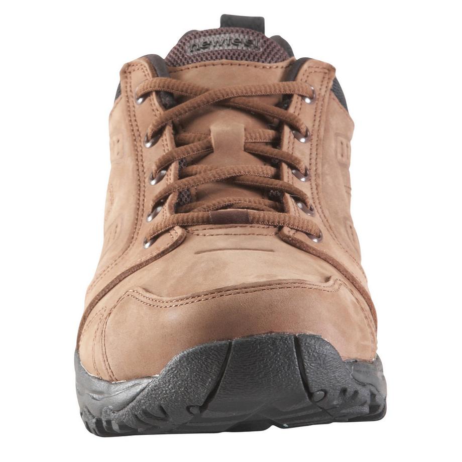 DECATHLON Nakuru Chaussures de Marche Confort en Cuir Marron  