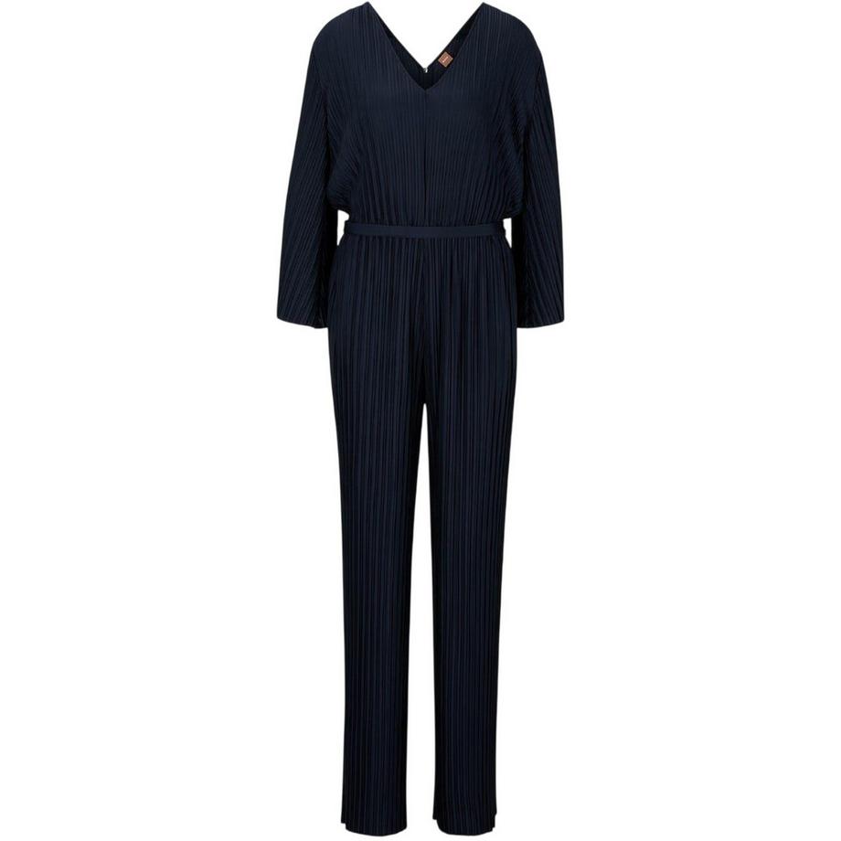 Combinaison Manches Style Blouson Motiftyle Plissé